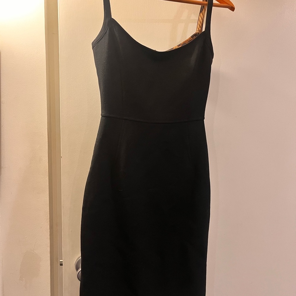 Dolce & Gabbana Black Strapless Dress